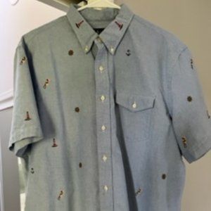 Ralph Lauren Men's XL short-sleeved button-down shirt